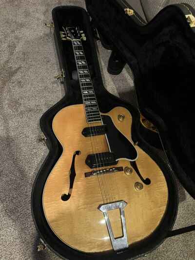 Vintage 1950 Gibson ES-350N - Blonde (Hard Case Included) Has A 60s 335 Neck