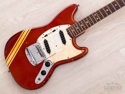 1974 Fender Competition Mustang Vintage Guitar Competition Red