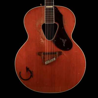 Vintage 1956 Gretsch G6022 Rancher Acoustic Guitar Orange Stain With OHSC