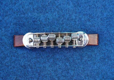 Vintage Roller Bridge for 6 or 12 String Hollowbody Univox Guyatone Teisco MIJ