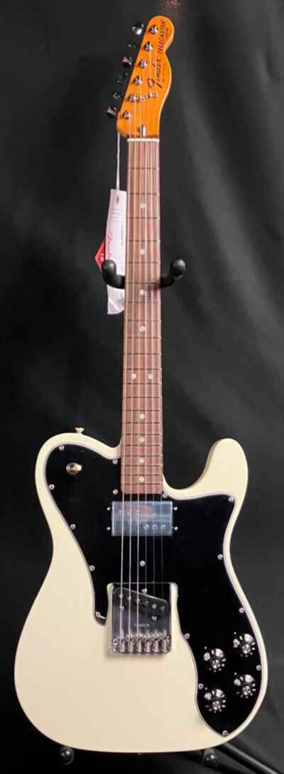 Fender American Vintage II 1977 Telecaster Custom Electric Guitar Olympic White