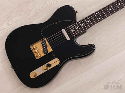 1988 Fender Telecaster TLG60-80 Vintage Guitar Black w /  Gold Hardware & Case