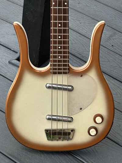 1962 Danelectro 4423 Longhorn 4 String Bass an ultra clean all original example.