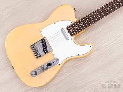 1973 Fender Telecaster Vintage Electric Guitar, Blonde w /  Rosewood Board & Case