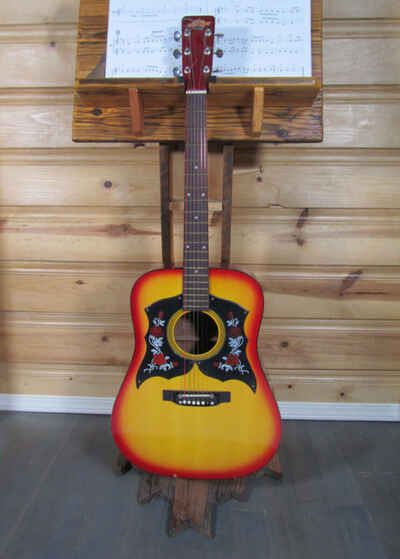 Vintage Checkmate  Acoustic Guitar 6 String Model G500