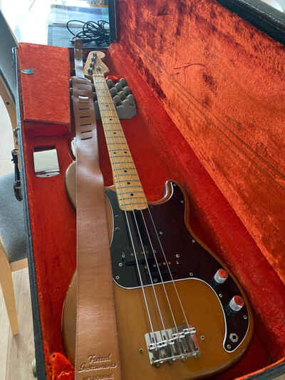 Fender Precision Bass Mocha 1974-75 Maple Neck In great original condition