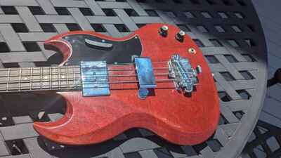 1965 Gibson EB-0 bass 100% original one owner guitar w / case