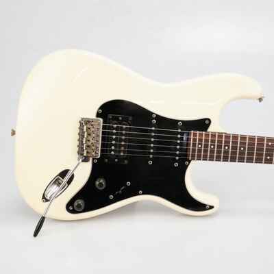 1984 Fender Squier Fujigen Gakki Custom SQ Stratocaster HHS Olympic White #54075