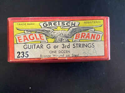 Gretsch Guitar Strings EAGLE BRAND 235 Bronze Wound On Steel, 1930s