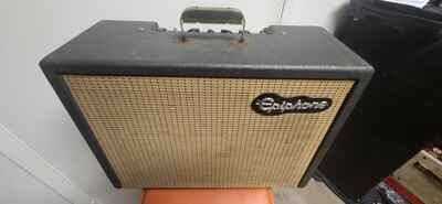 Rare Vintage Epiphone EA-35T Devon Tremolo Tube Combo Guitar Amplifier Amp EA35T