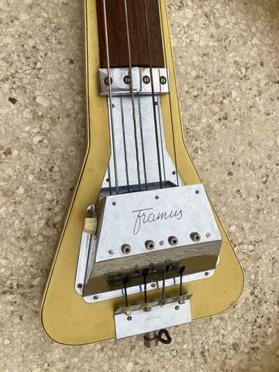 Vintage 50??s  Gold Top Framus Triumph Upright Electric Bass Jazz or Rock N Roll