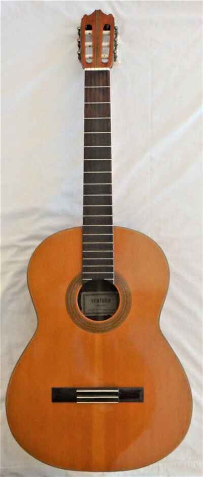 1960s Bruno Ventura V-1586 Classical Acoustic Guitar