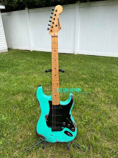 DiMarzio Stratocaster Guitar 1982 - Seafoam Green - Charvel Prepro Body