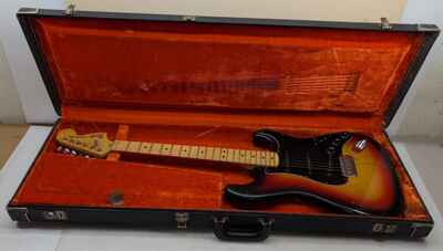 Vintage Fender Stratocaster 1979 Sunburst Guitar with Original Hard Shell Case