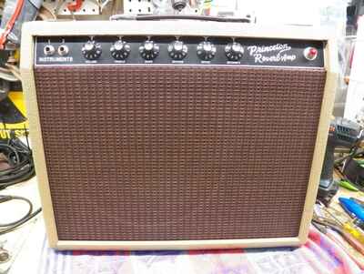 Princeton Reverb Vintage Clone Amplifier Brown with Black Panel VGC