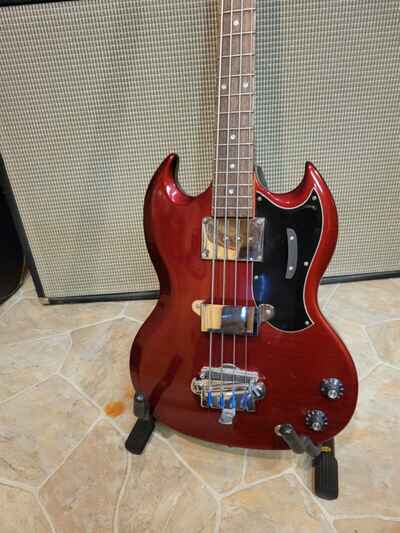 Gibson EB0 Bass 1968 Sparkling Burgundy Rare Factory Finish OSC