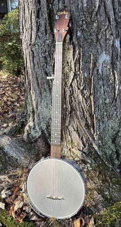 Vintage Mid-Century Scooped Openback 5 String Banjo Clawhammer Ready To Play