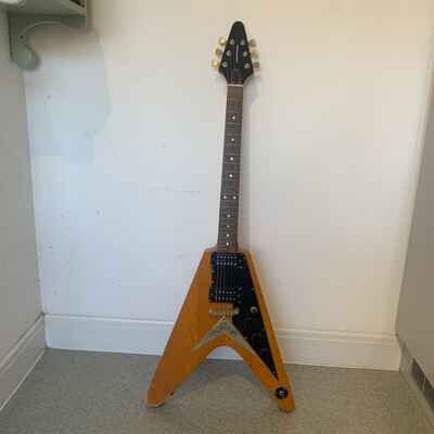 Commodore Flying V Korina 58 Style Electric Guitar