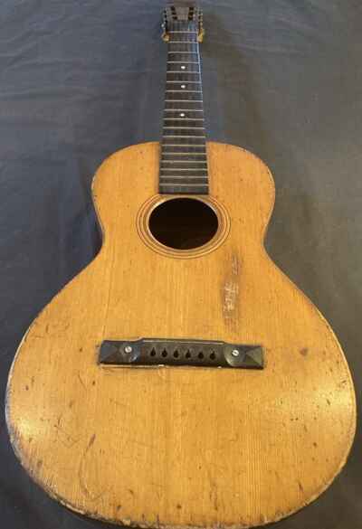 Antique Parlor Guitar Martin Style Bridge