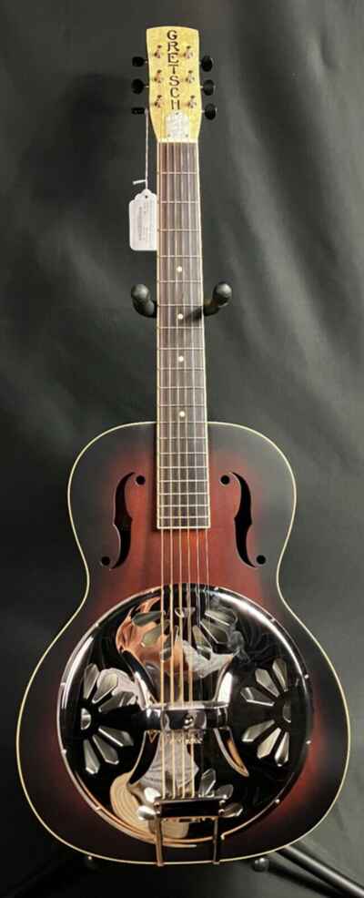 Gretsch G9220 Bobtail Round Neck Resonator Guitar w /  Fishman Nashville Pickup