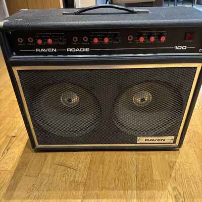 Vintage 100 Watt Solid State Amp Raven Roadie 100