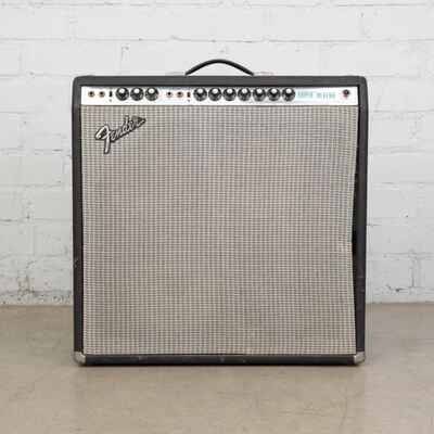 1974 Fender Super Reverb 2Ch 45W 4x10" Guitar Combo Amp w /  ATA Road Case #55118