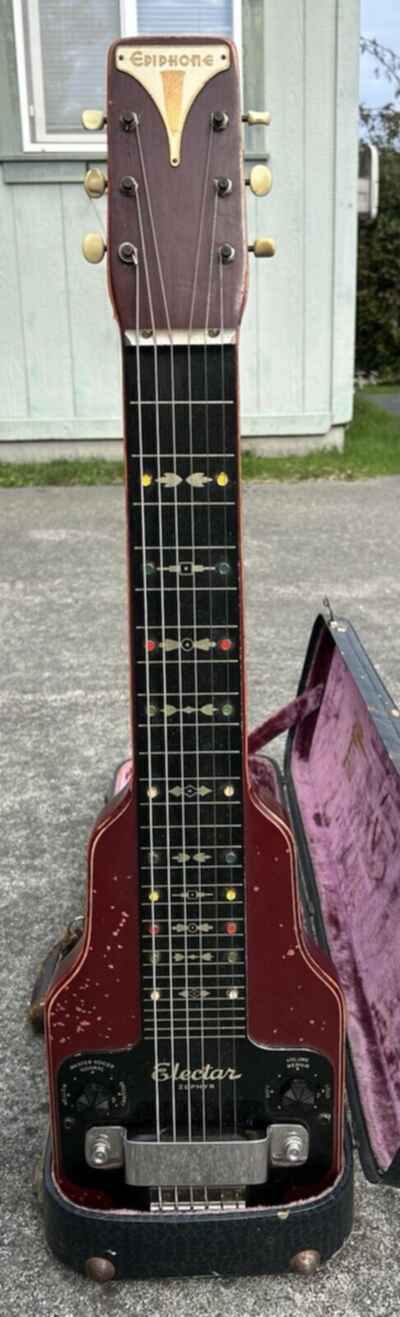 1930s Epiphone Electar Zephyr Red Lap Steel Guitar