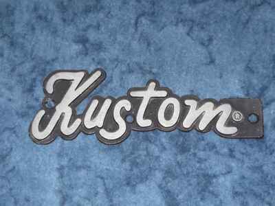 Vintage 6"  Kustom Logo - Diecast Zinc