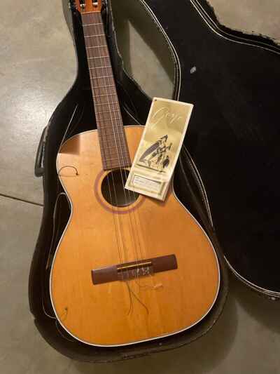 Vintage Goya  G-13M  6 String Acoustic Guitar. Good Condition.