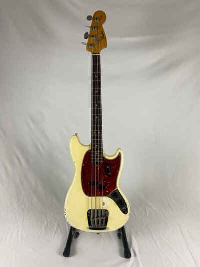 Vintage Fender - 1966 - Mustang Bass - Olympic White - Free Delivery