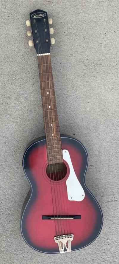 WINSTON Acoustic Guitar 3 / 4 Size 39" Japan Vintage 1960s