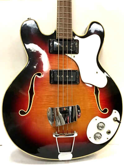 (MA3) Mosrite Celebrity Electric Bass Guitar - Sunburst (1963-1968)