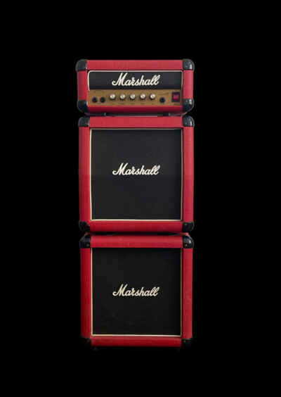 1986 Vintage England Marshall Lead 12 Model 3005 Limited Red Stack Serviced