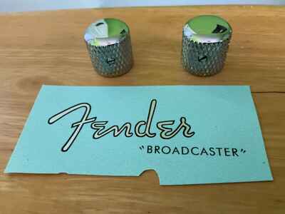 1950 fender broadcaster headstock decal reproduction knob set restoration parts