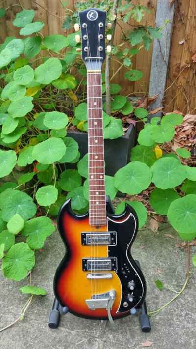 Kay 20T Electric Guitar 1968-1970 - Cherry Burst