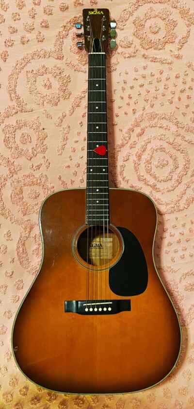 1975-78 Japanese Sigma (Martin) DM-5S Sunburst - $380