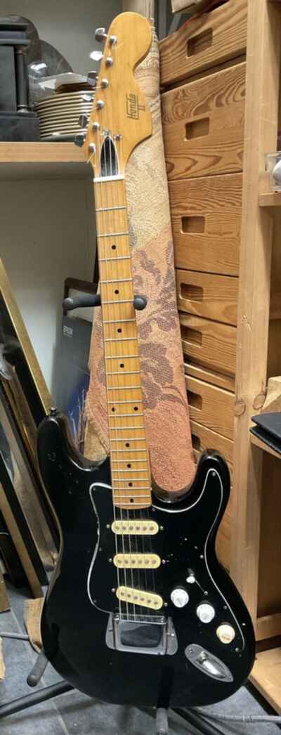 Hondo II H-760 Stratocaster 1980s Black