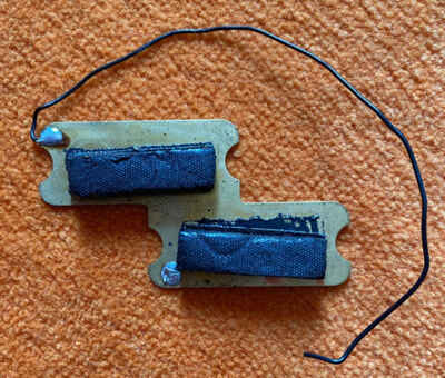 1960s Fender Precision Bass- pickup grounding plate from Pre CBS P-Bass-