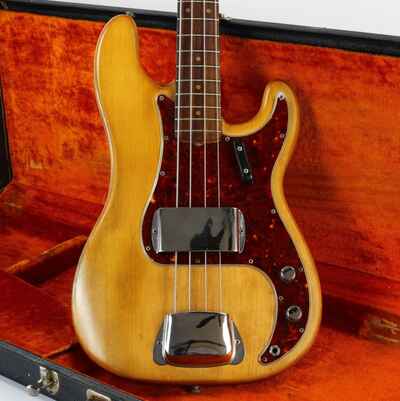 1964 Fender Precision Bass, Vintage 64 Pre-CBS | Spaghetti Logo, Natural Refin