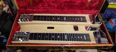 1954 FENDER DUAL EIGHT LAP STEEL GUITAR 8 STRINGS DOUBLE NECK ORIGINAL POTS