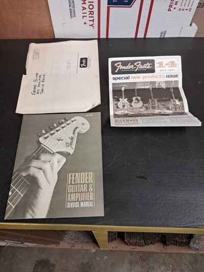 1968 Fender Guitar & Amplifier Service Manual 1967 Fender Facts #14 (M)