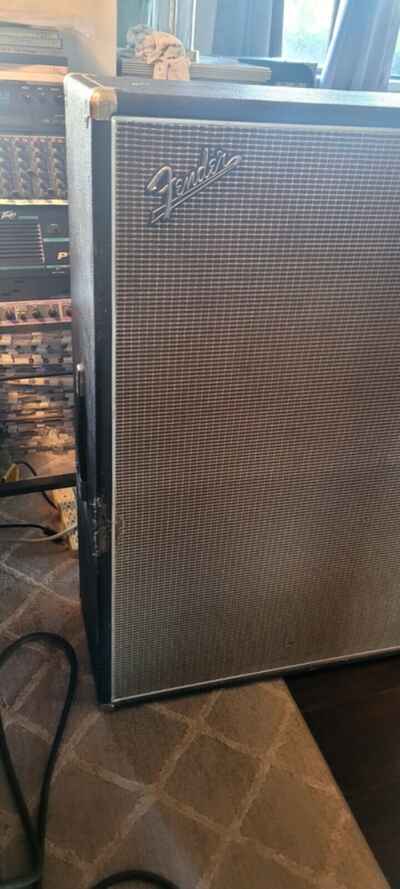 1968 Fender Bassman Drip-Edge 2x15 Cabinet JBL D-140F Speakers