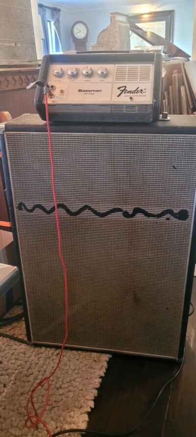 1966 Fender Bassman or Guitar Drip-Edge 3x12 spk-0312 Cabinet. SP-3100 Head Amp