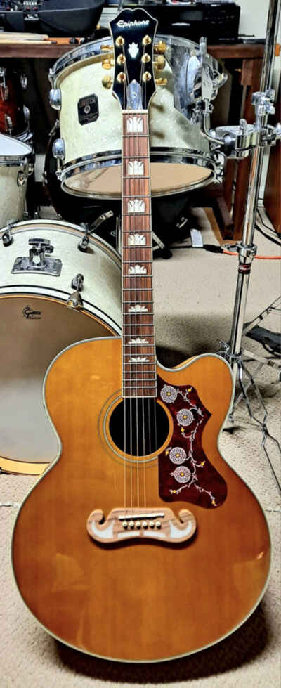 Epiphone J-200 EC Studio Acoustic-Electric Guitar