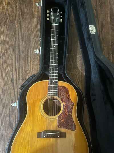 1964 gibson J45 w /  natural finish ,hard case