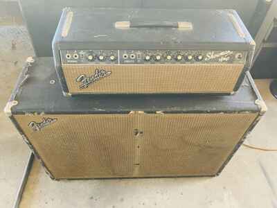 1964 Fender Showman Head And Cabinet