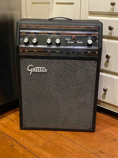 Gretsch Dual Twin amp mdl 6161 1960??s Valco made - Black E / C