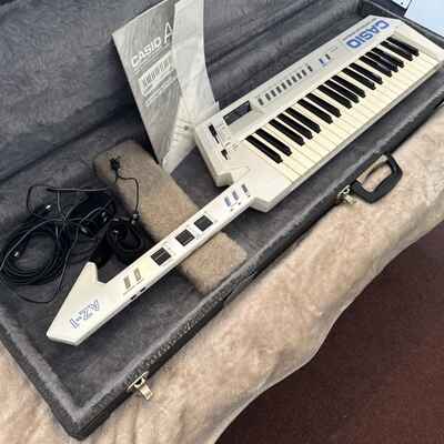 Vintage 1980s Casio AZ-1 Midi Controller Keyboard Keytar Guitar with hard case