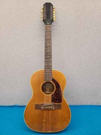 Vintage 1966 Epiphone FT-85 Acoustic Guitar - Kalamazoo MI -  for Parts  /  Repair