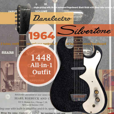 1964 Danelectro Silvertone 1448 All-in-1 Outfit - Complete Package